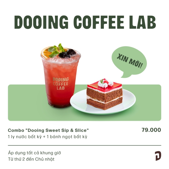 Combo Dooing Sweet Sip & Slice